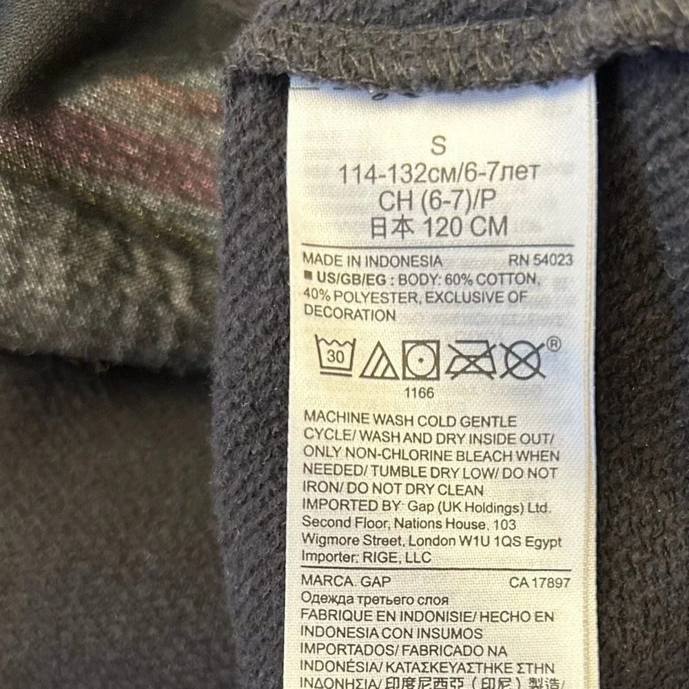 GAP Kids Sequin Planet Cropped Hoodie